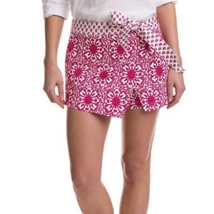 Vineyard Vines Skort / Skirt Front Bow-Tie Pink Floral Print